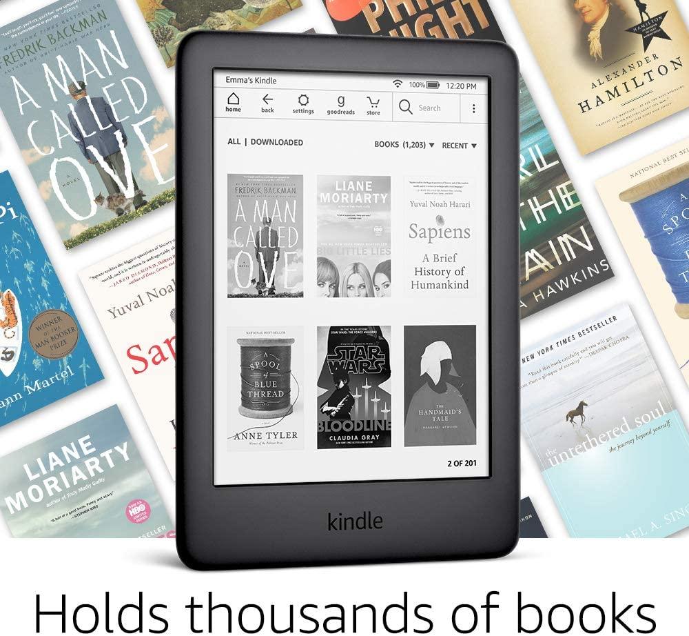 eBook четец Kindle 2019, 6", 8GB, WiFi, 10 генерация, Бял