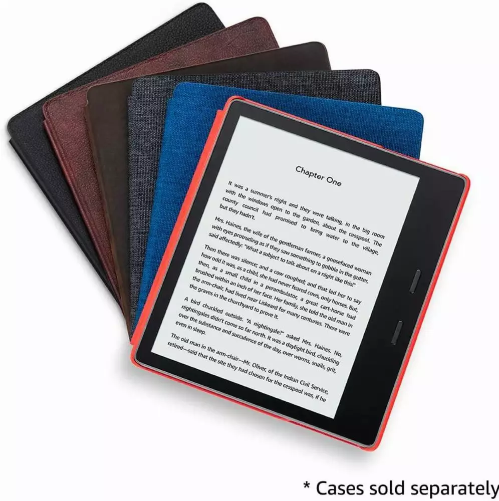 eBook четец Kindle Oasis, 7", 8GB, 10-та герерация, Сив