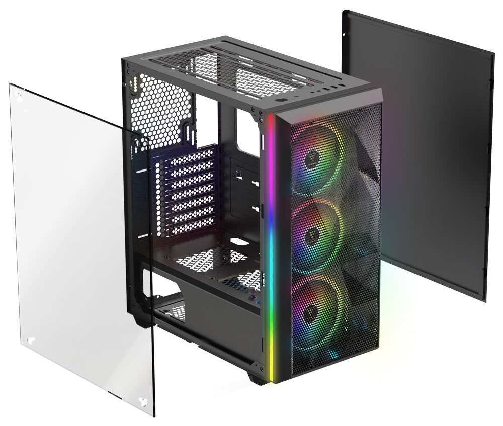 Кутия Gamdias ATHENA M2 RGB