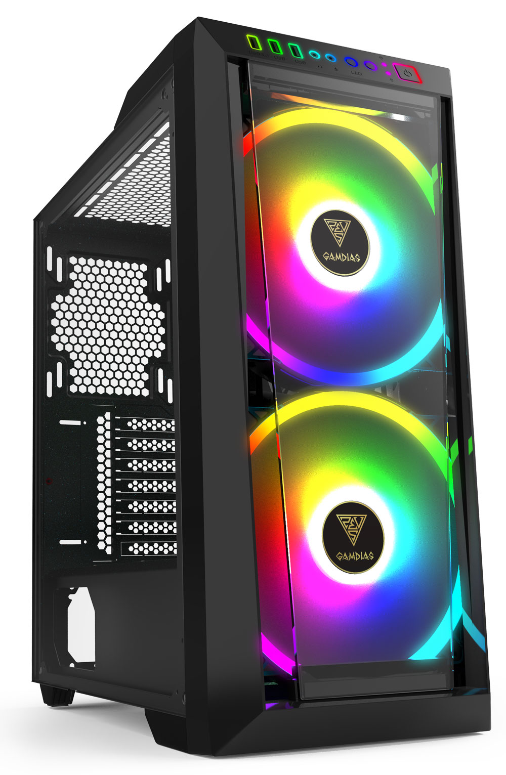 Кутия Gamdias APOLLO M2 RGB ATX