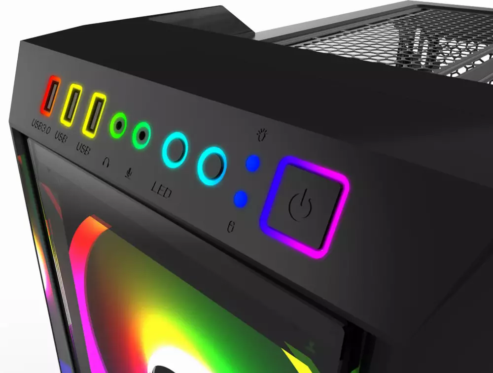 Кутия Gamdias APOLLO M2 RGB ATX