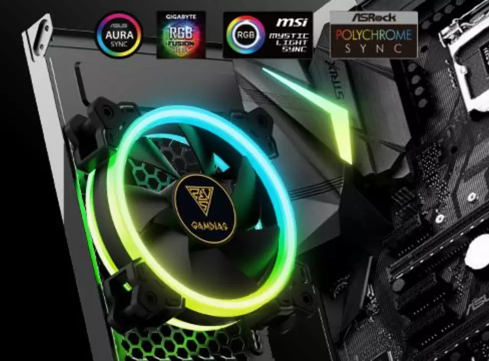 Кутия Gamdias Talos E1 aRGB mATX