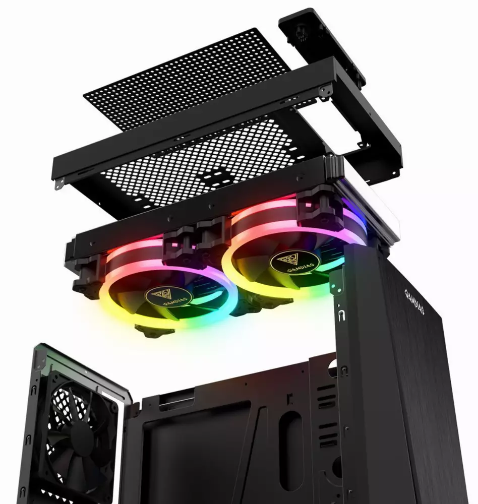 Кутия Gamdias Argus E1 aRGB