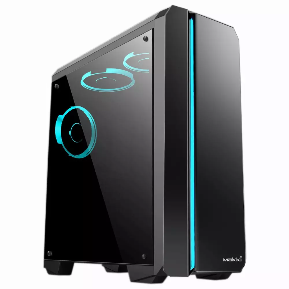 Кутия Makki Gaming MAKKI-T8875-RGB-3F ATX
