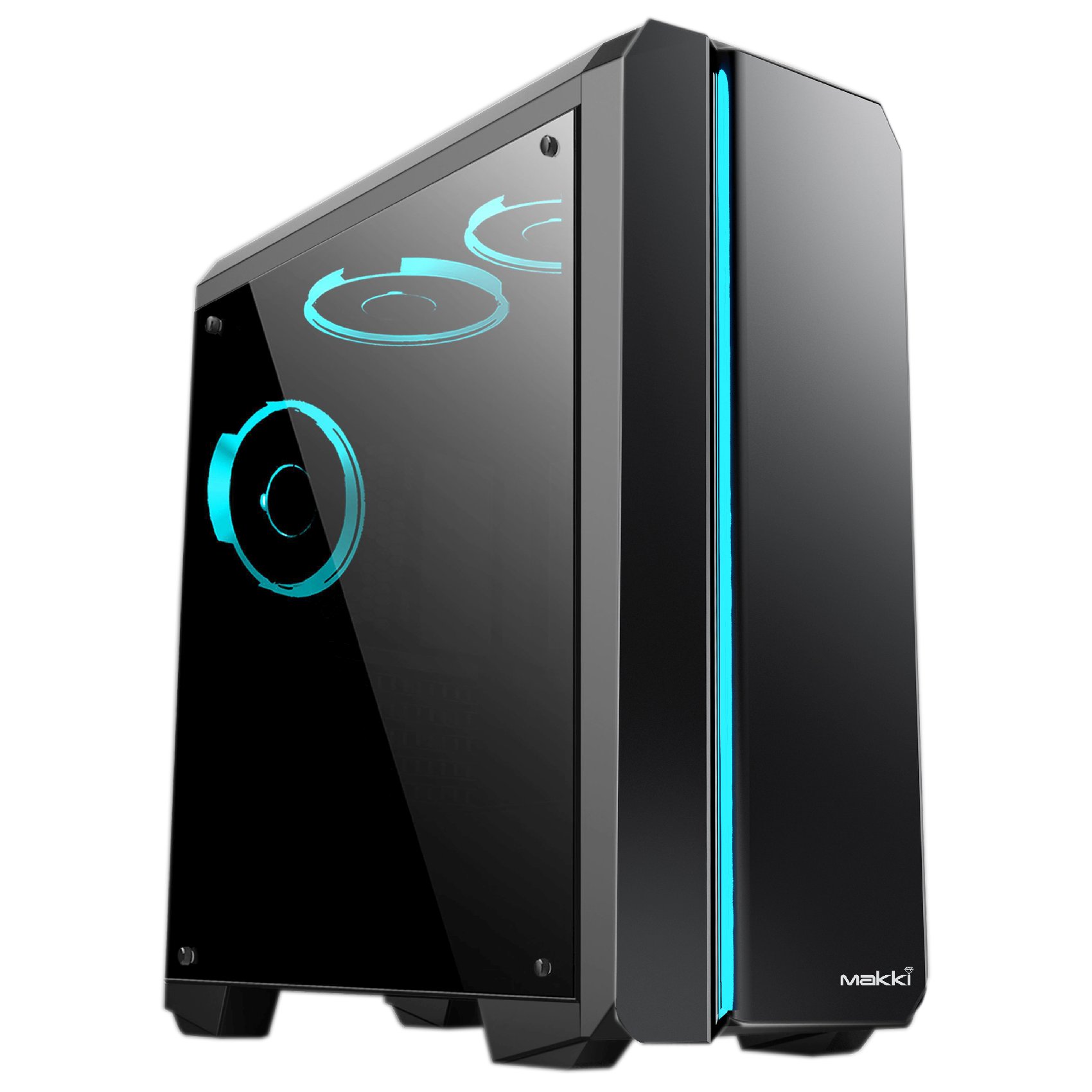 Кутия Makki Gaming MAKKI-T8875-RGB-3F ATX