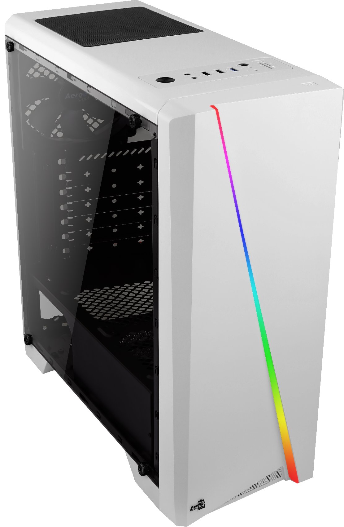 Кутия AeroCool Cylon White RGB