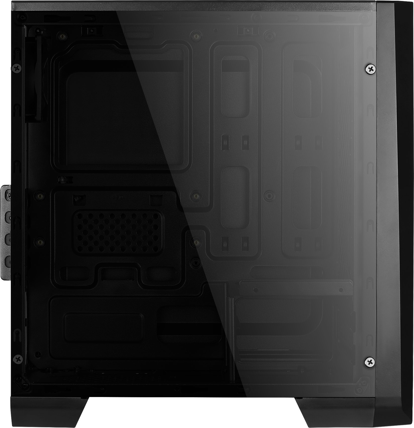 Кутия AeroCool Cylon Mini BG - RGB, mATX, Tempered glass