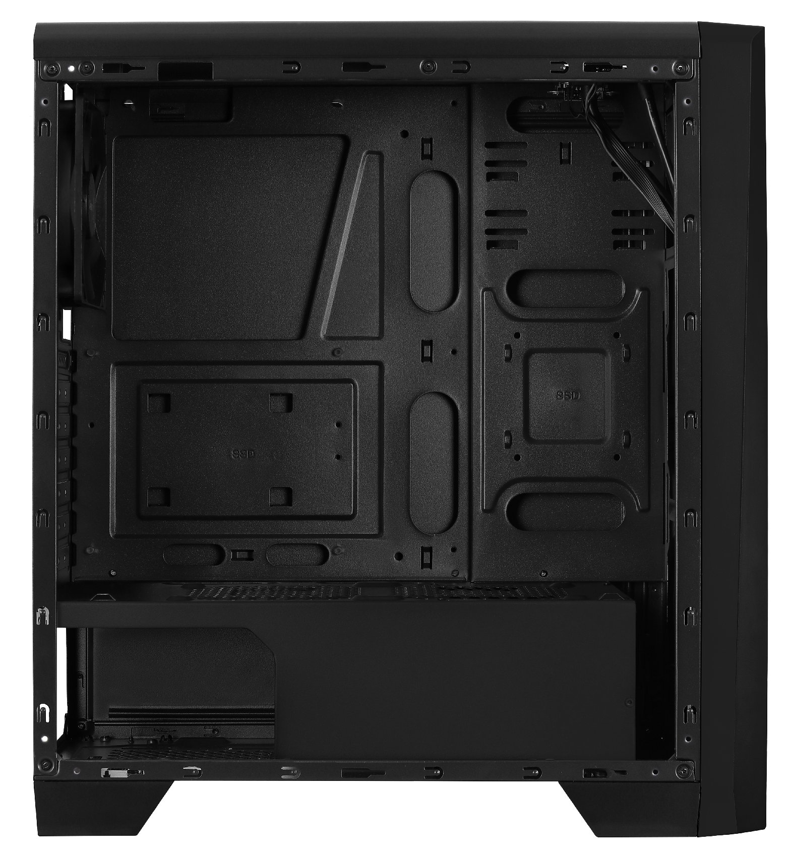 Кутия AeroCool Cylon BG - RGB, Tempered glass