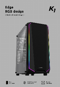 Кутия Zalman K1 RGB