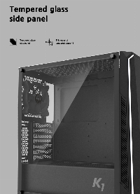 Кутия Zalman K1 RGB