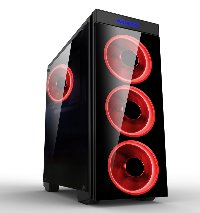 Кутия Makki Gaming MAKKI-8872-RED ATX