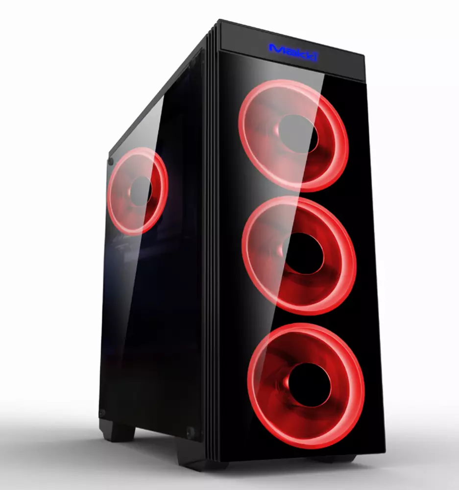 Кутия Makki Gaming MAKKI-8872-RED ATX