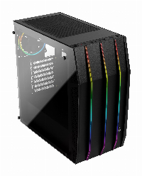 Кутия AeroCool KLAW аRGB, Tempered Glass