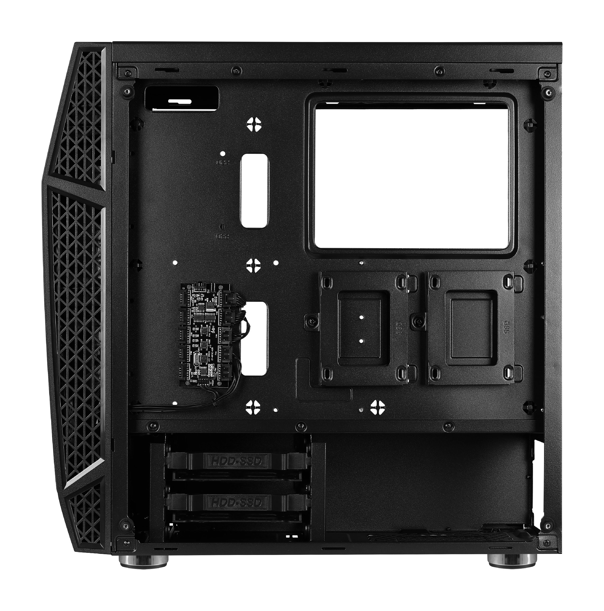 Кутия AeroCool KLAW аRGB, Tempered Glass