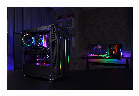 Кутия AeroCool KLAW аRGB, Tempered Glass