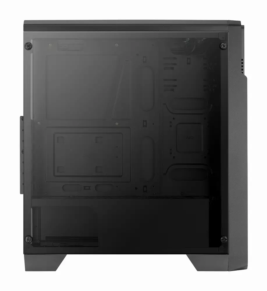 Кутия AeroCool Ore Saturn RGB, Tempered Glass