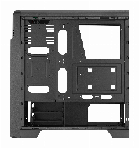 Кутия AeroCool Ore Saturn RGB, Tempered Glass