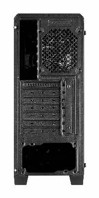 Кутия AeroCool Ore Saturn RGB, Tempered Glass