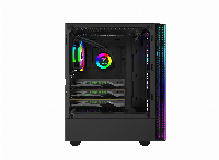Кутия Gamdias MARS E1 aRGB, Tempered Glass