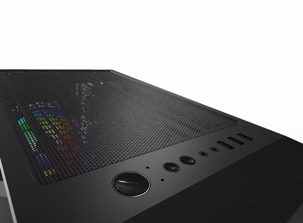 Кутия Gamdias MARS E1 aRGB, Tempered Glass