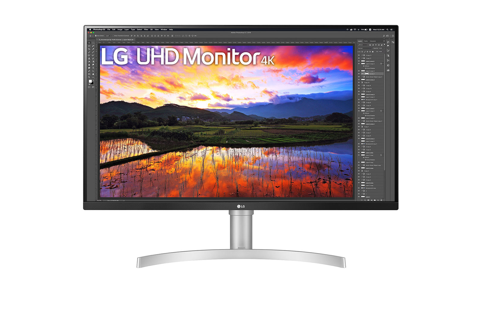 Монитор LG 32" 32UN650-W, 4K, (3840 x 2160), 60Hz, 5ms GtG