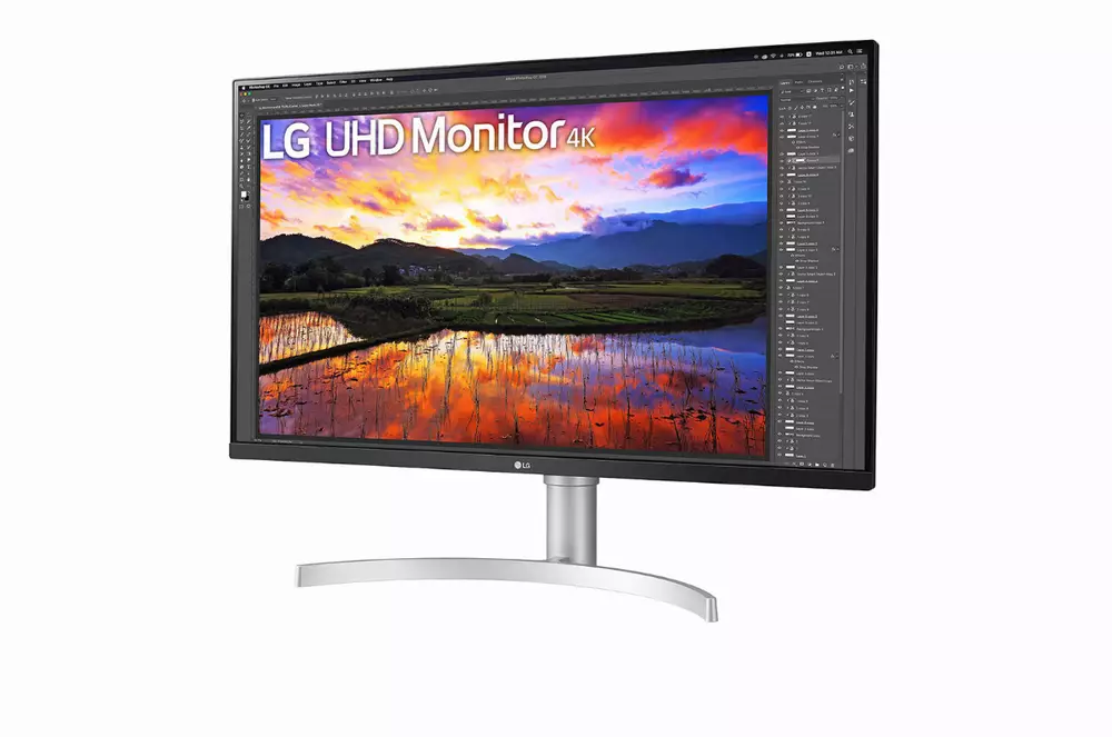 Монитор LG 32" 32UN650-W, 4K, (3840 x 2160), 60Hz, 5ms GtG