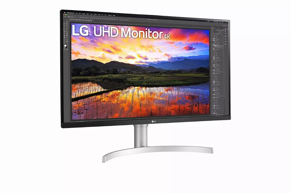 Монитор LG 32" 32UN650-W, 4K, (3840 x 2160), 60Hz, 5ms GtG