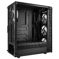 Кутия Kolink Observatory Lite Mesh RGB Mid-Tower, Черен