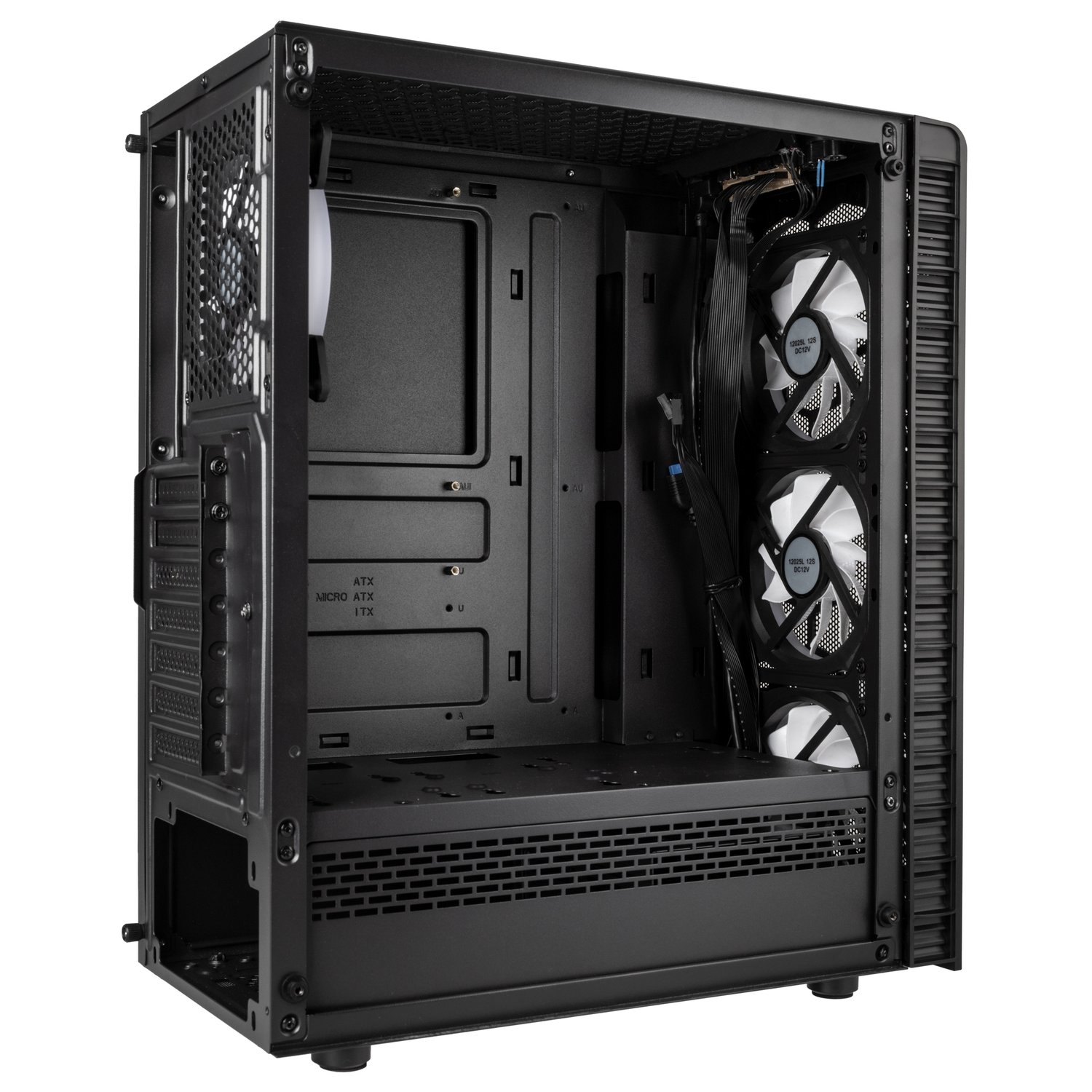 Кутия Kolink Observatory Lite Mesh RGB Mid-Tower, Черен