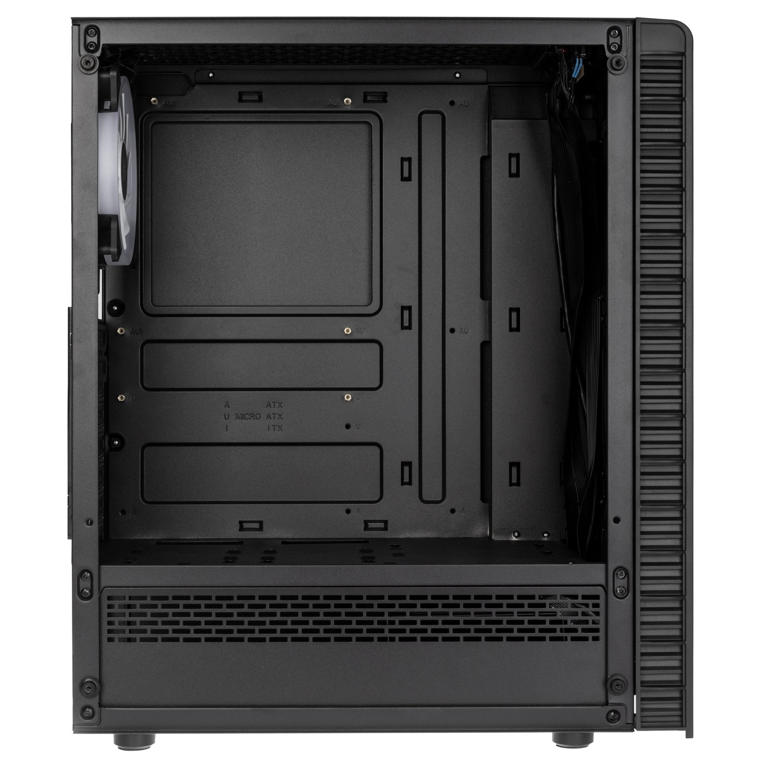 Кутия Kolink Observatory Lite Mesh RGB Mid-Tower, Черен