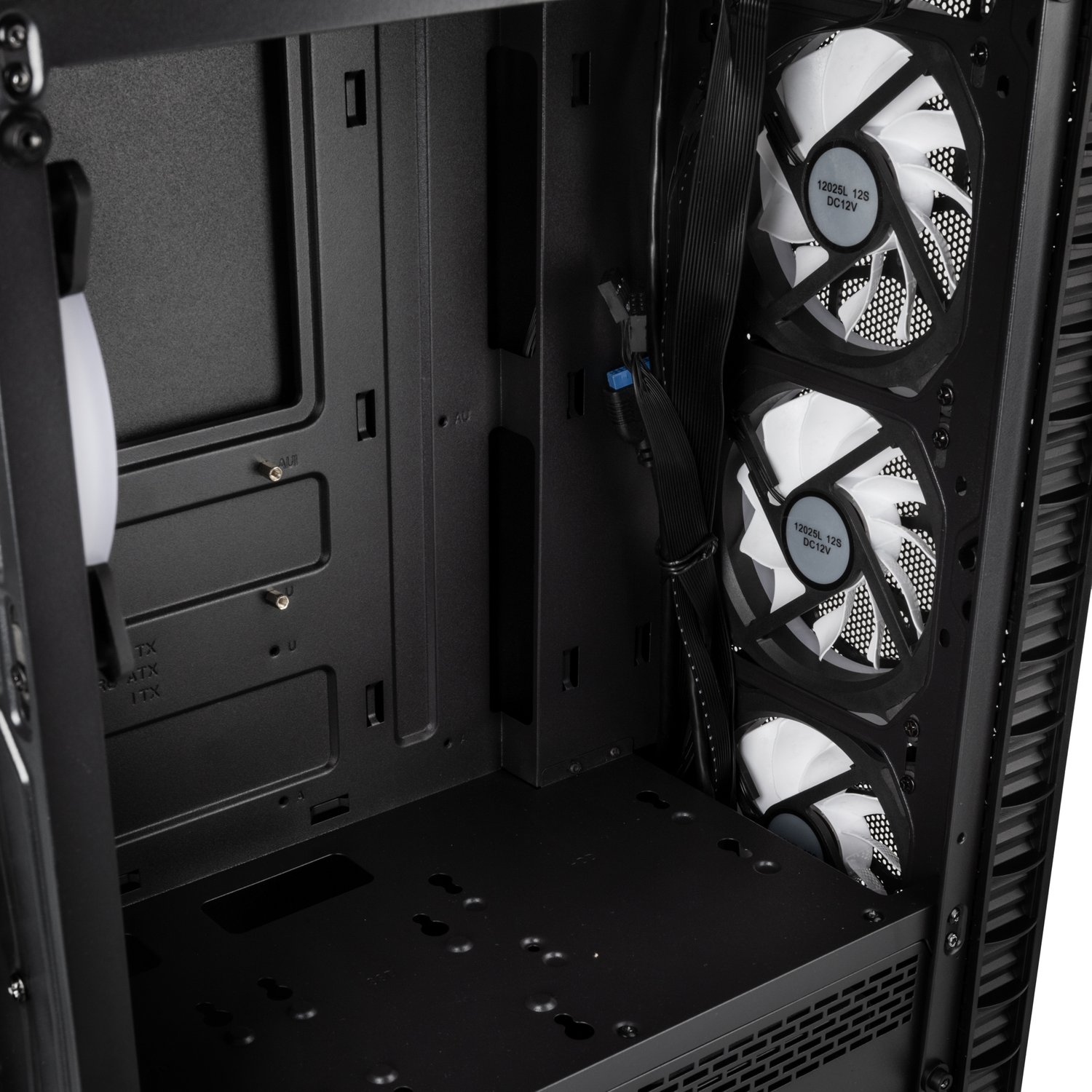 Кутия Kolink Observatory Lite Mesh RGB Mid-Tower, Черен
