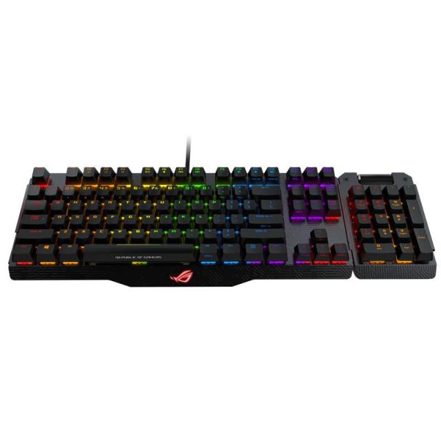 Геймърска механична клавиатура Asus ROG Claymore Cherry MX Brown RGB Aura Sync