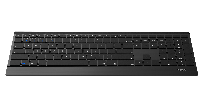 Безжична клавиатура RAPOO E9500M, Multi mode, Bluetooth 3.0/4.0, 2.4Ghz, Черена