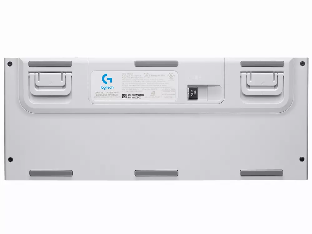 Ασύρτη μηχανική πληκτρολόγιο Logitech G915 TKL Lightspeed White RGB, Tactile διακόπτες
