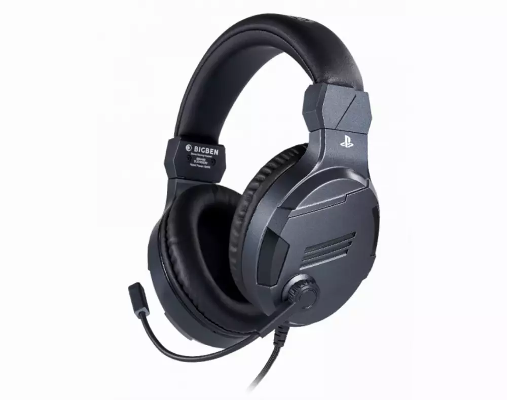 Геймърски слушалки Nacon Bigben PS4 Official Headset V3 Titanium