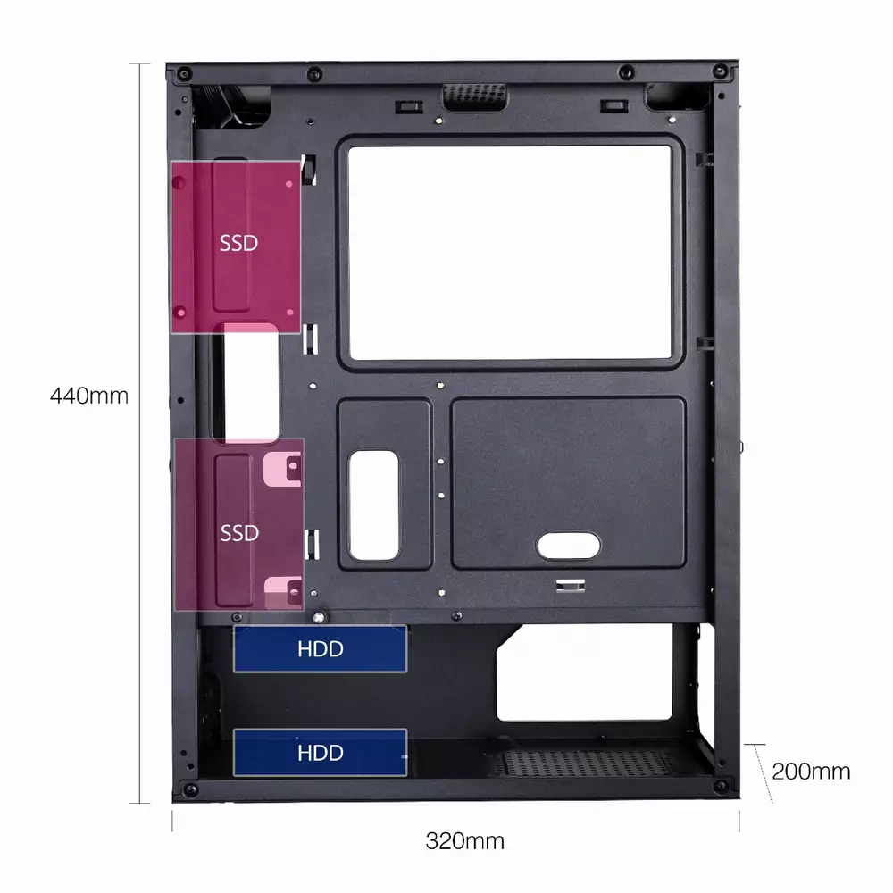 Кутия Makki F07 RGB 3F