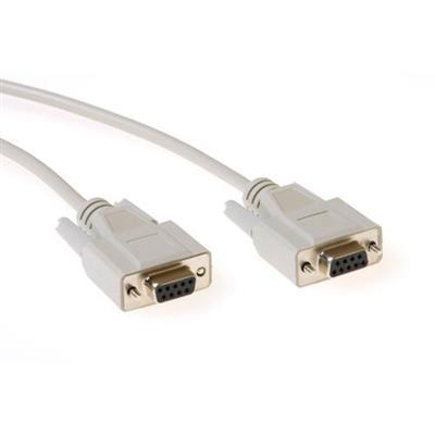 Kabel ACT AK2315, VGA weiblich - VGA weiblich, 1.8 m, 9 pin, Weiß, Bulkverpackung