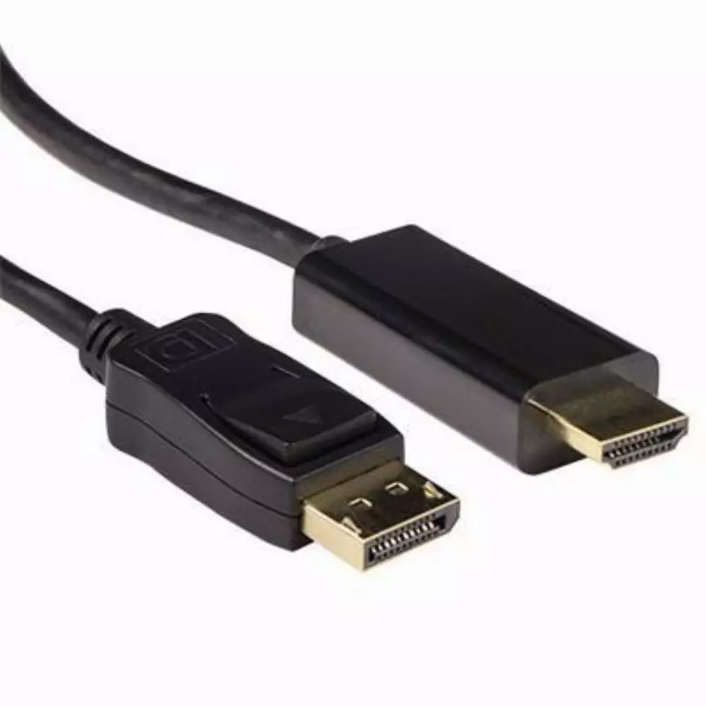 Câble ACT AK3991, DisplayPort mâle - HDMI-A mâle, 3 m, Noir, emballage en vrac
