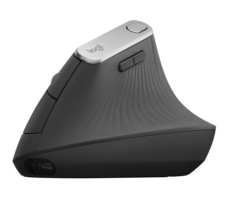 Мышь Logitech MX Optical Wireless Bluetooth Vertical Advanced Ergonomic Graphite