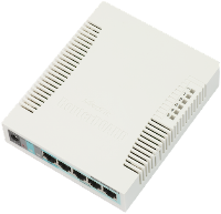 Суич MikroTik 260GS, 5-port 10/10/1000+1xSFP + cages