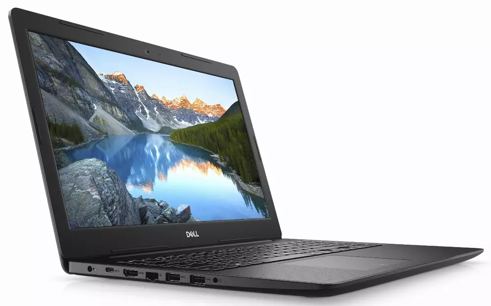 Лаптоп Dell Inspiron 3593, Intel Core i3-1005G1, 4GB DDR4, 256Gb SSD NVMEe, DVD-RW, Full HD 15.6", Linux, Черен