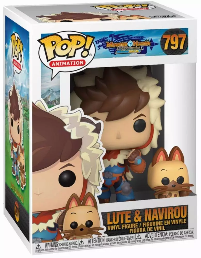 Фигурка Funko POP! Animation: Monster Hunter - Lute & Navirou #797