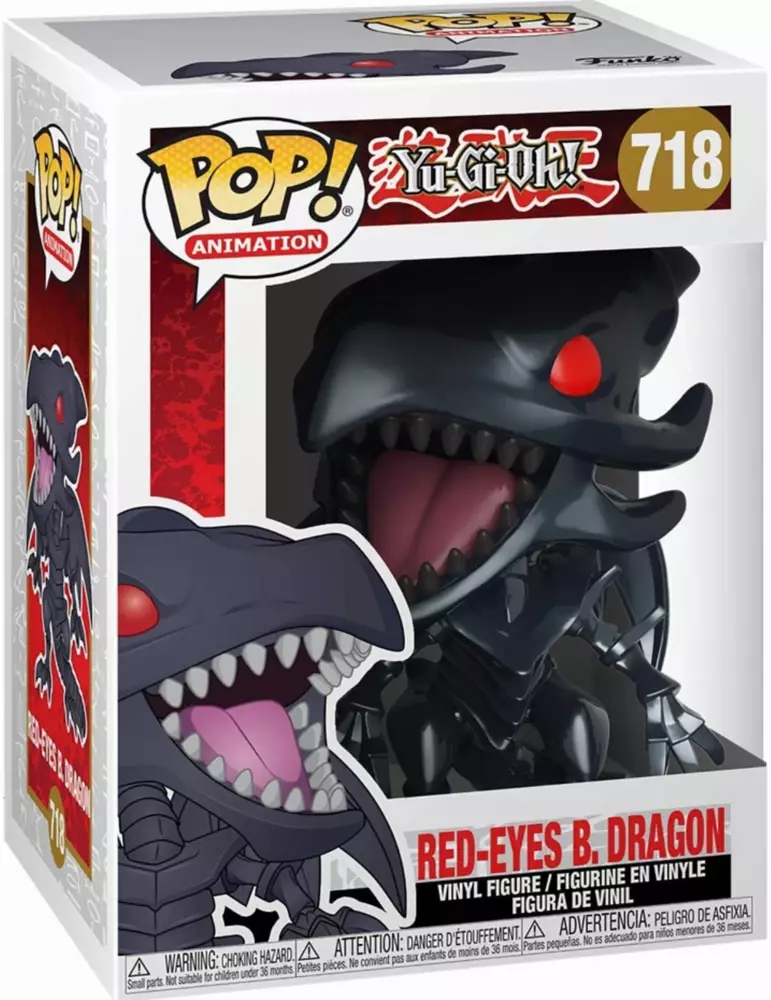 Фигурка Funko POP! Animation: Yu-Gi-Oh - Red-Eyes Black Dragon #718
