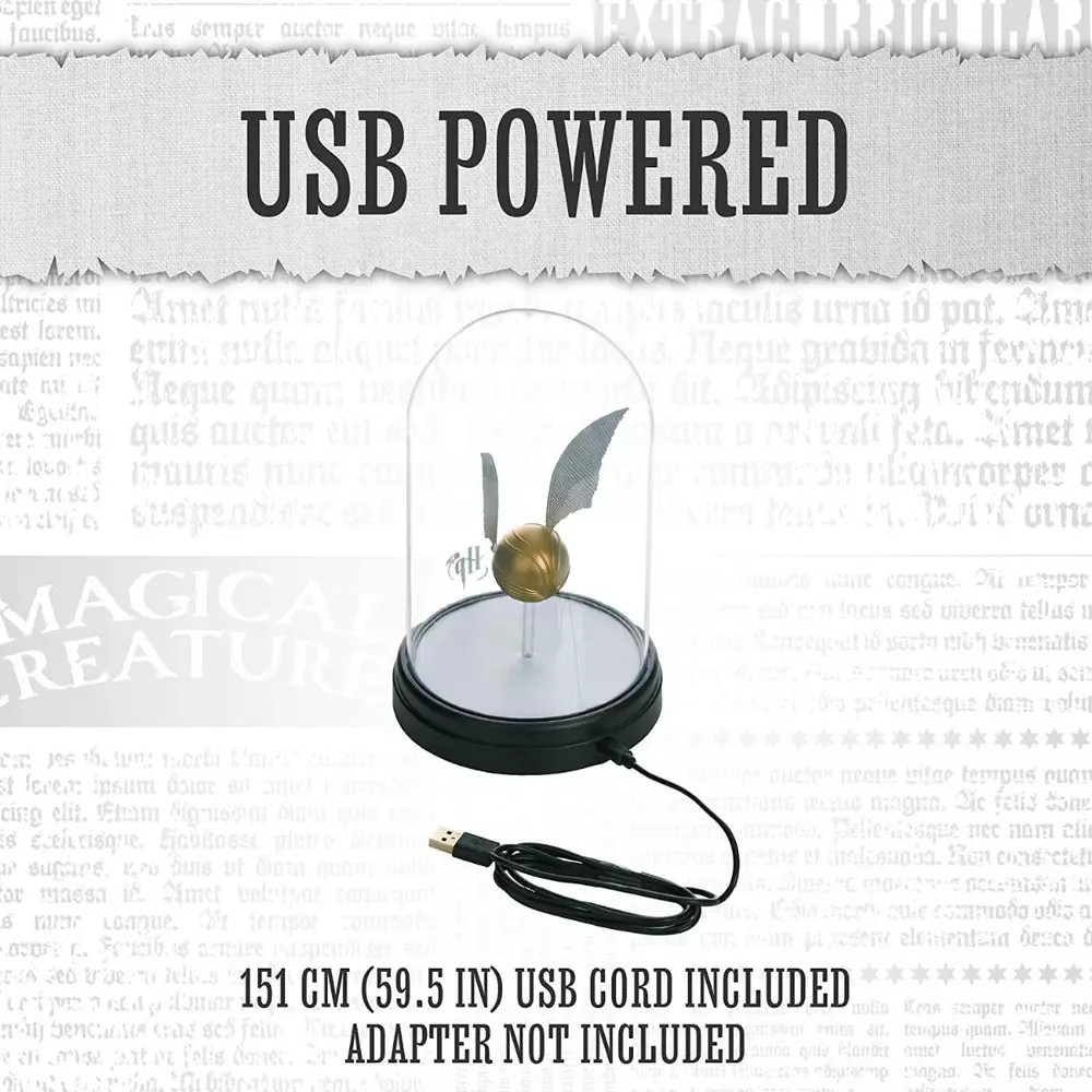 Статуетка Paladone Harry Potter - Golden Snitch Light