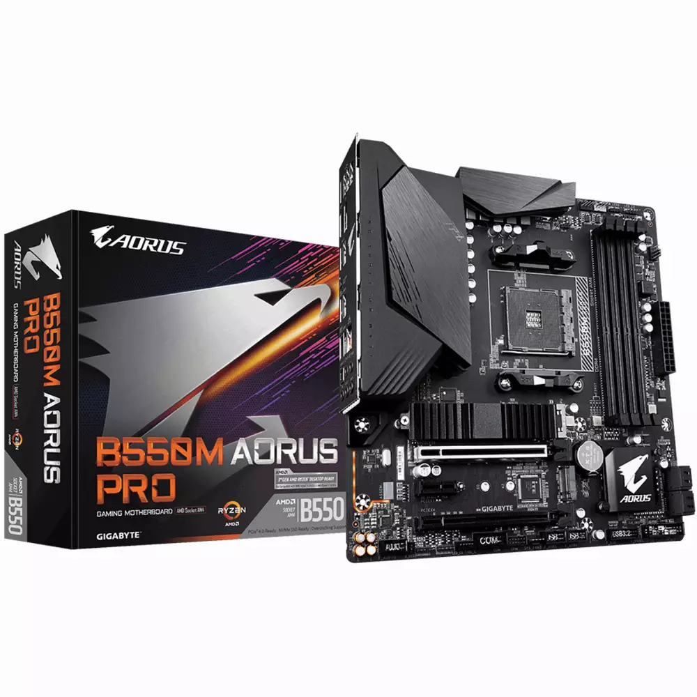 Дънна платка GIGABYTE B550M AORUS PRO 