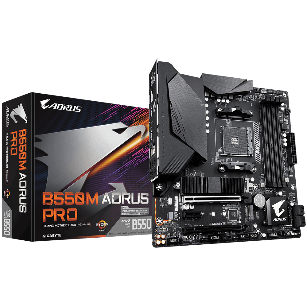 Дънна платка GIGABYTE B550M AORUS PRO 