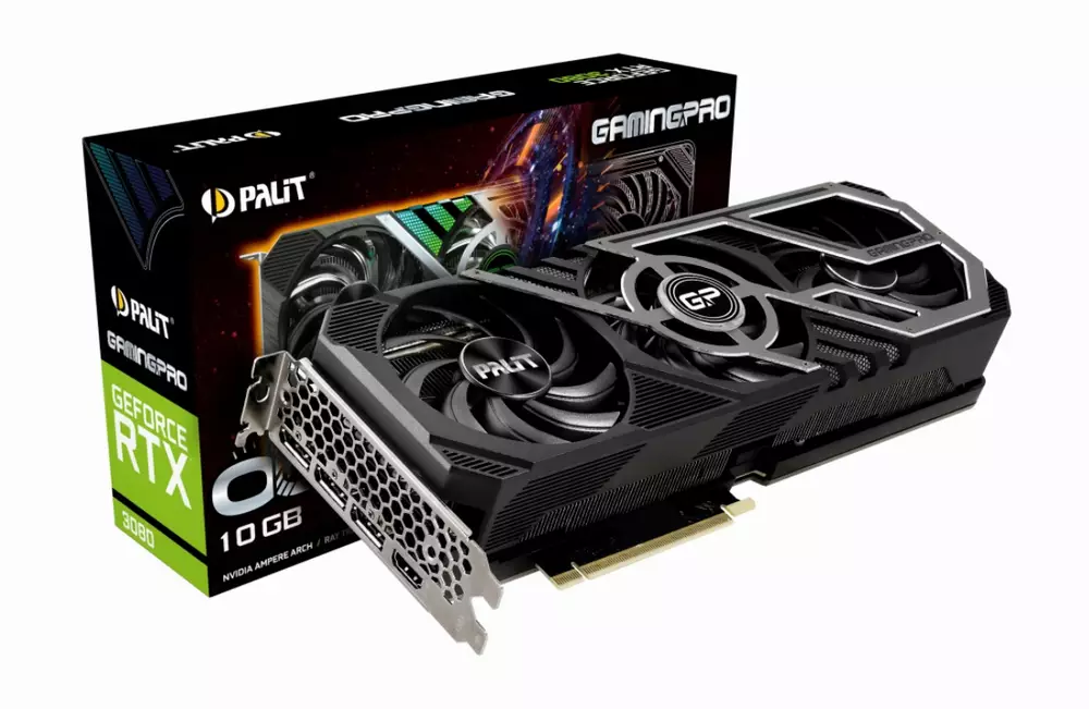 Видео карта PALIT GeForce RTX 3080 GamingPro OC 10G