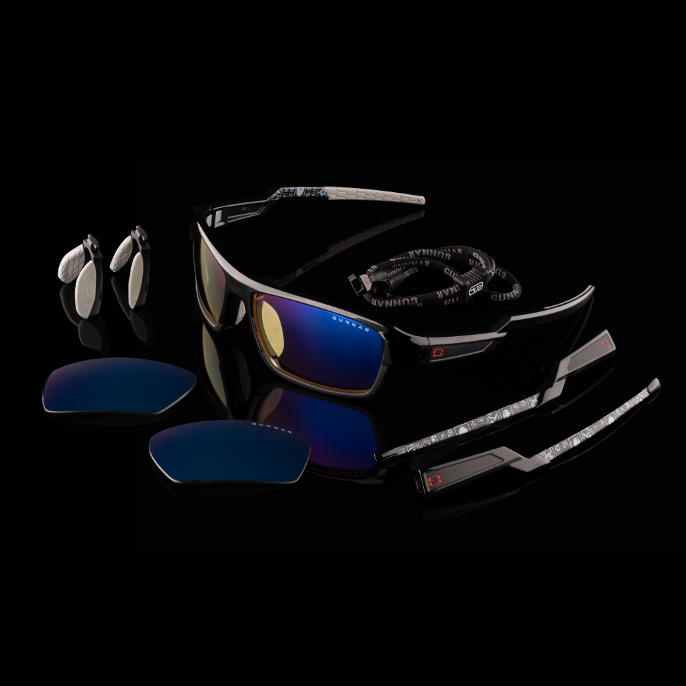 Компютърни очила GUNNAR Lightning Bolt 360 Onyx, Amber, Sun, Rainbow 6 Siege