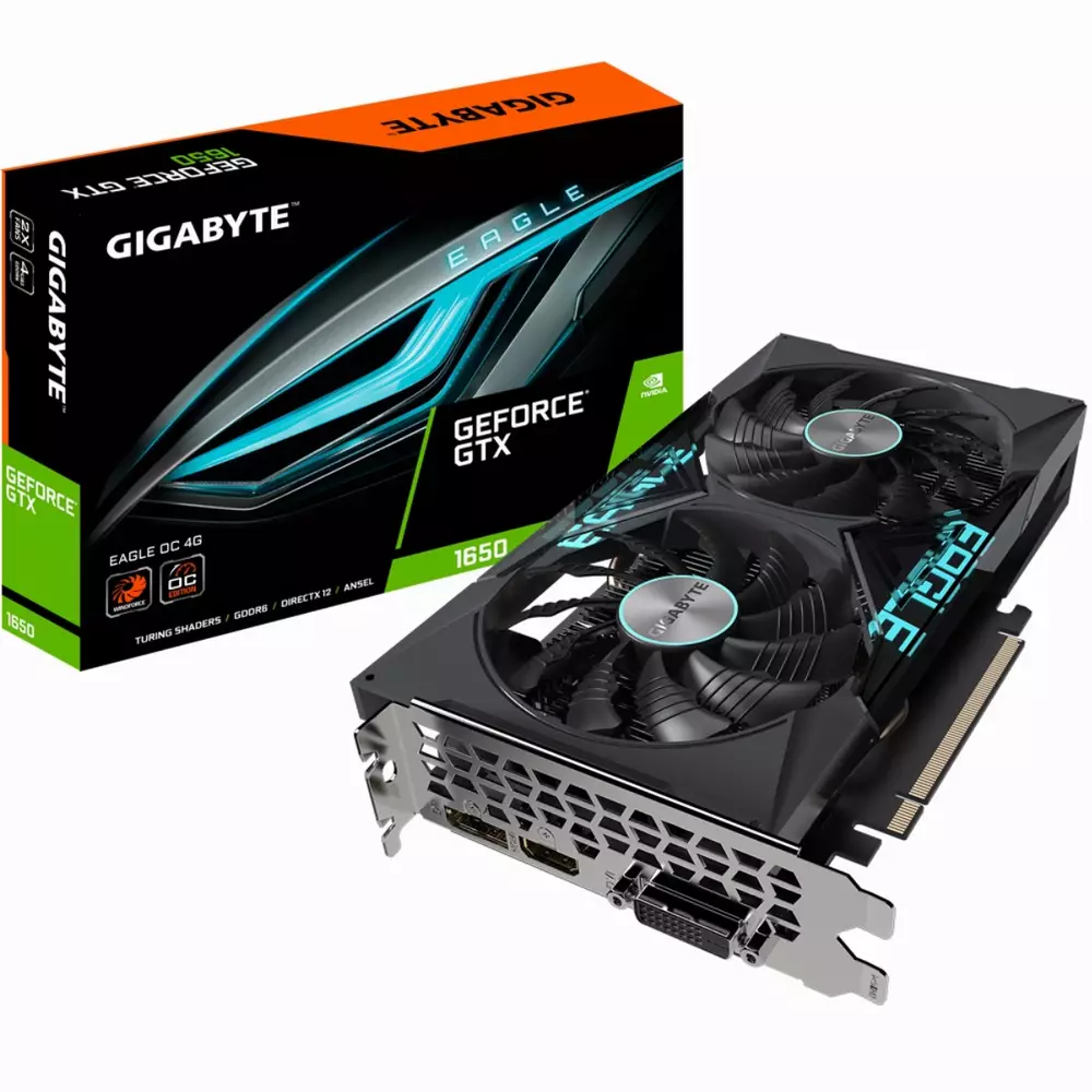 Видео карта GIGABYTE GeForce GTX 1650 D6 EAGLE OC 4G