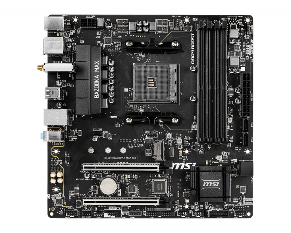 Дънна платка MSI B450M BAZOOKA MAX (WI-FI)